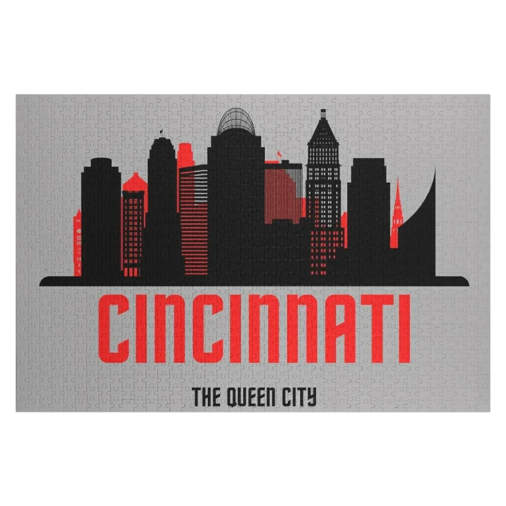 Cincinnati Cincy Queen City puzzel gepersonaliseerd speelgoed aangepaste kind cadeau puzzel voor kinderen puzzel