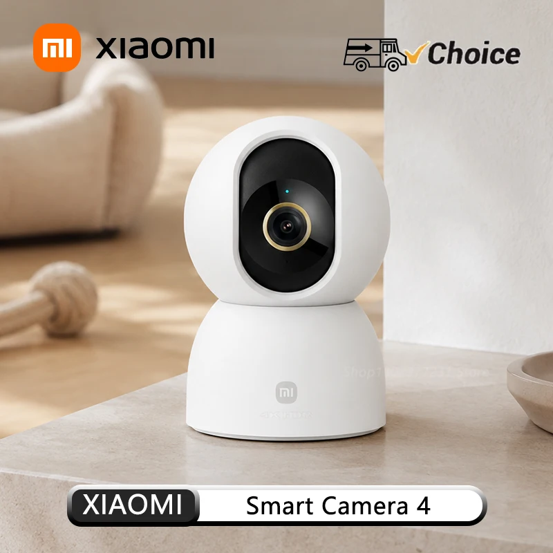 XIAOMI Smart Camera 4 8MP 4K UHD Binnenhuisbewaking Afstandsbediening 360 graden Geen dode hoeken Nachtzicht Netwerk Thuiscamera CN NIEUW
