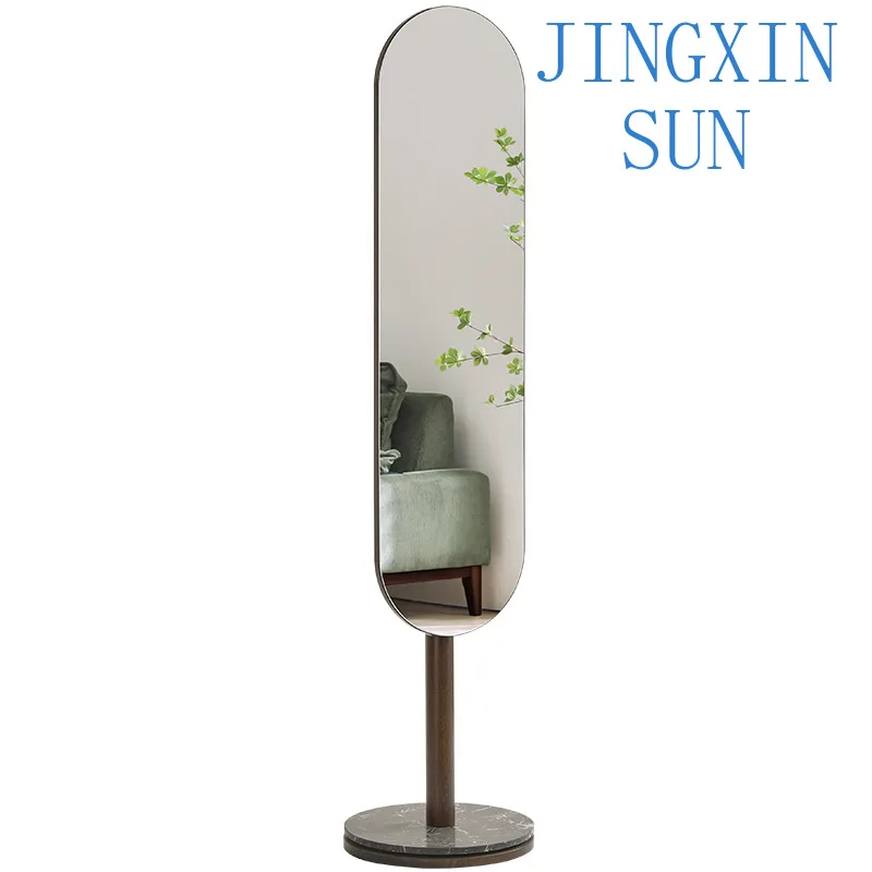 Rotating full-length   floor-to-ceiling fitting  grooming vertical  changing mirror.