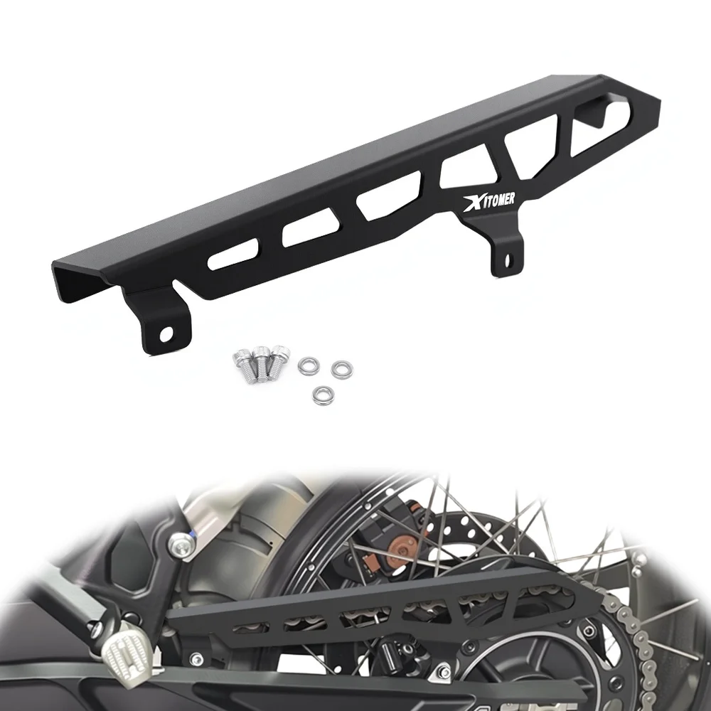 Protector de Cadena de Motocicleta, Cubierta de Cadena, Protector de Piñón, Protector de Cadena de Aluminio, Decoración 703F 703 F 2024 2025 2026 Para Zontes