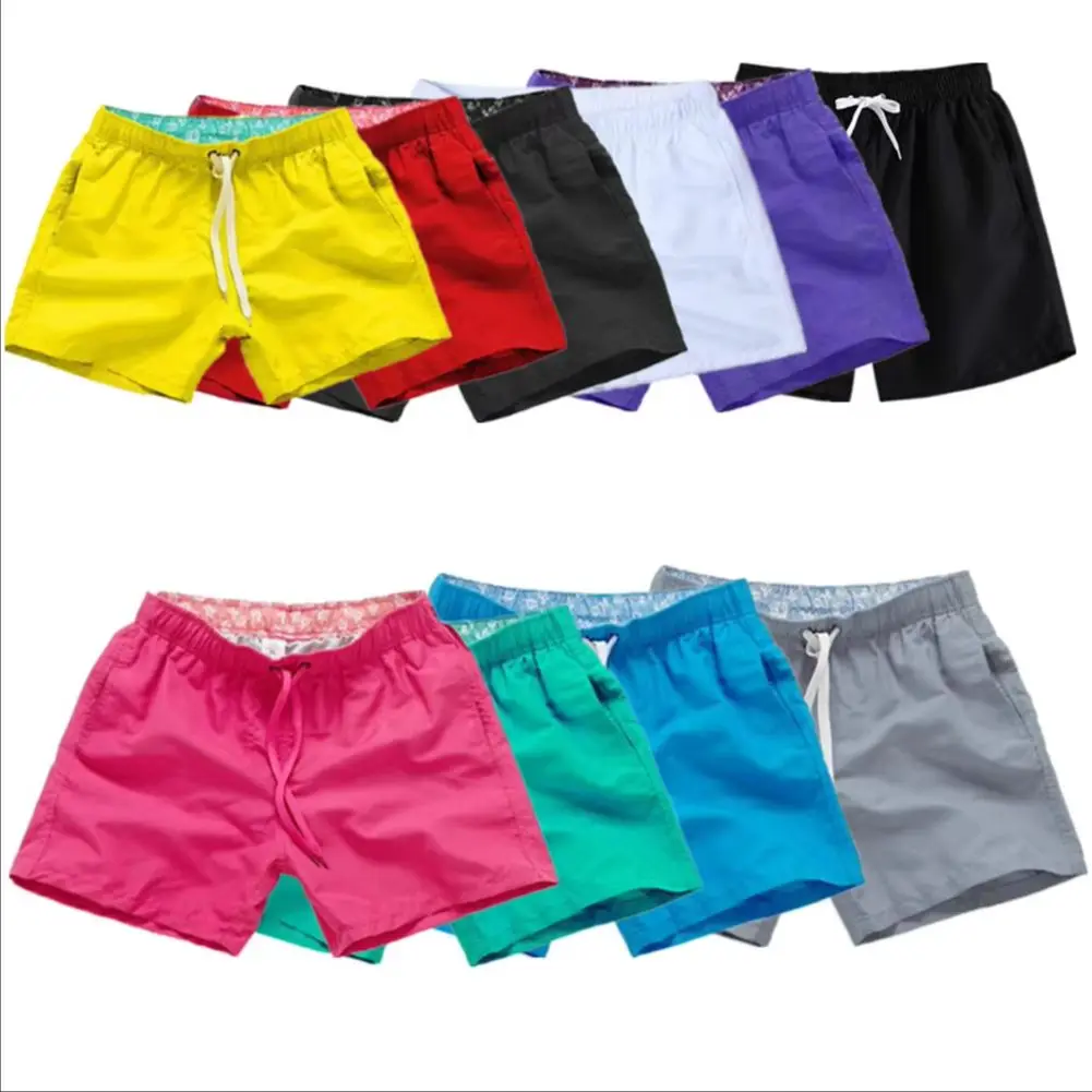 Mens Beach Shorts,Classic GYM Workout Boxer Pants,Drawstring Swim Trunks,Quick-drying Sexy Thin Sports,Jogging Mesh Bottoms