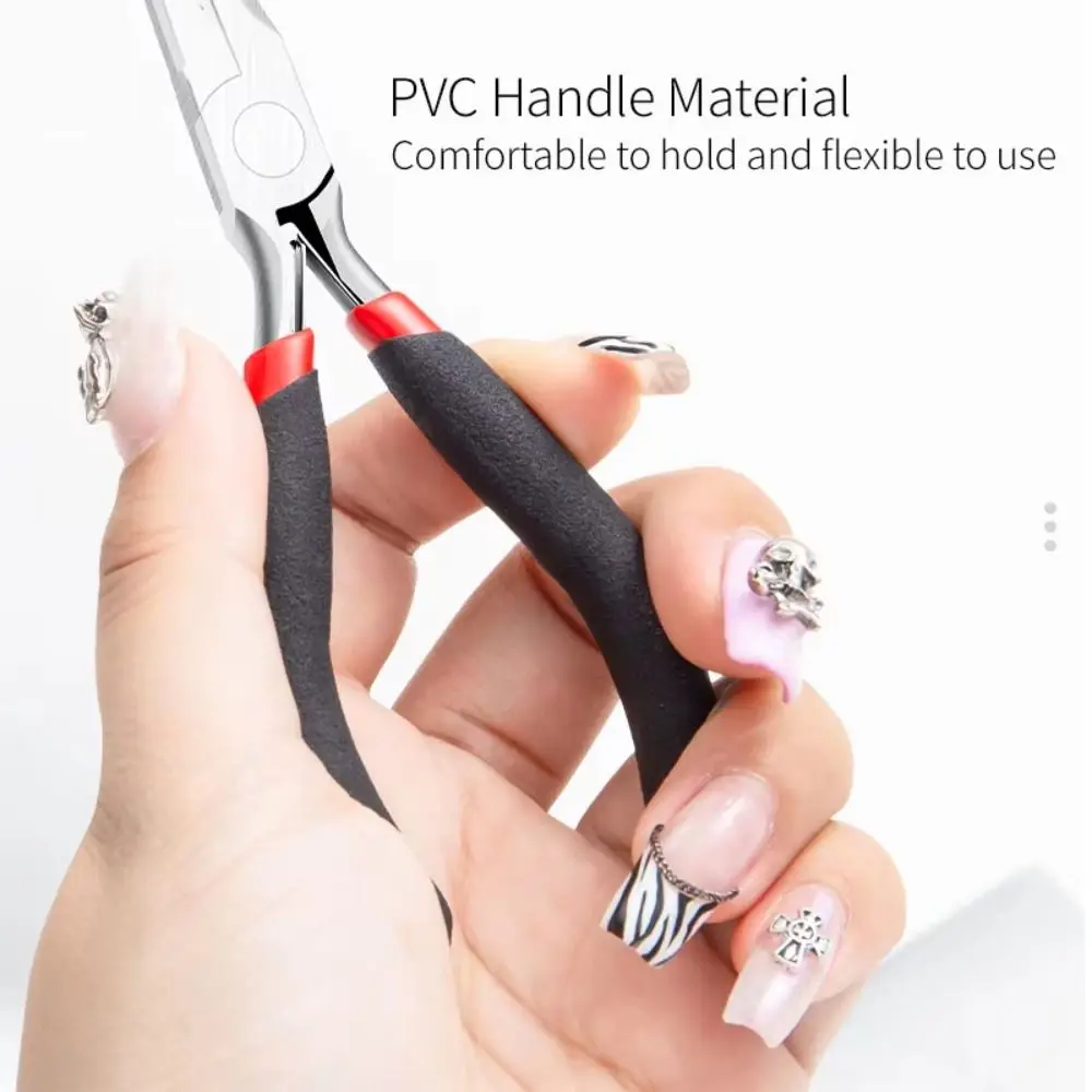 Precision คีมจมูกยาวคีมตัดหนีบ DIY เครื่องประดับทําเครื่องมือคีมทําด้วยมือเครื่องมือเครื่องประดับคีม