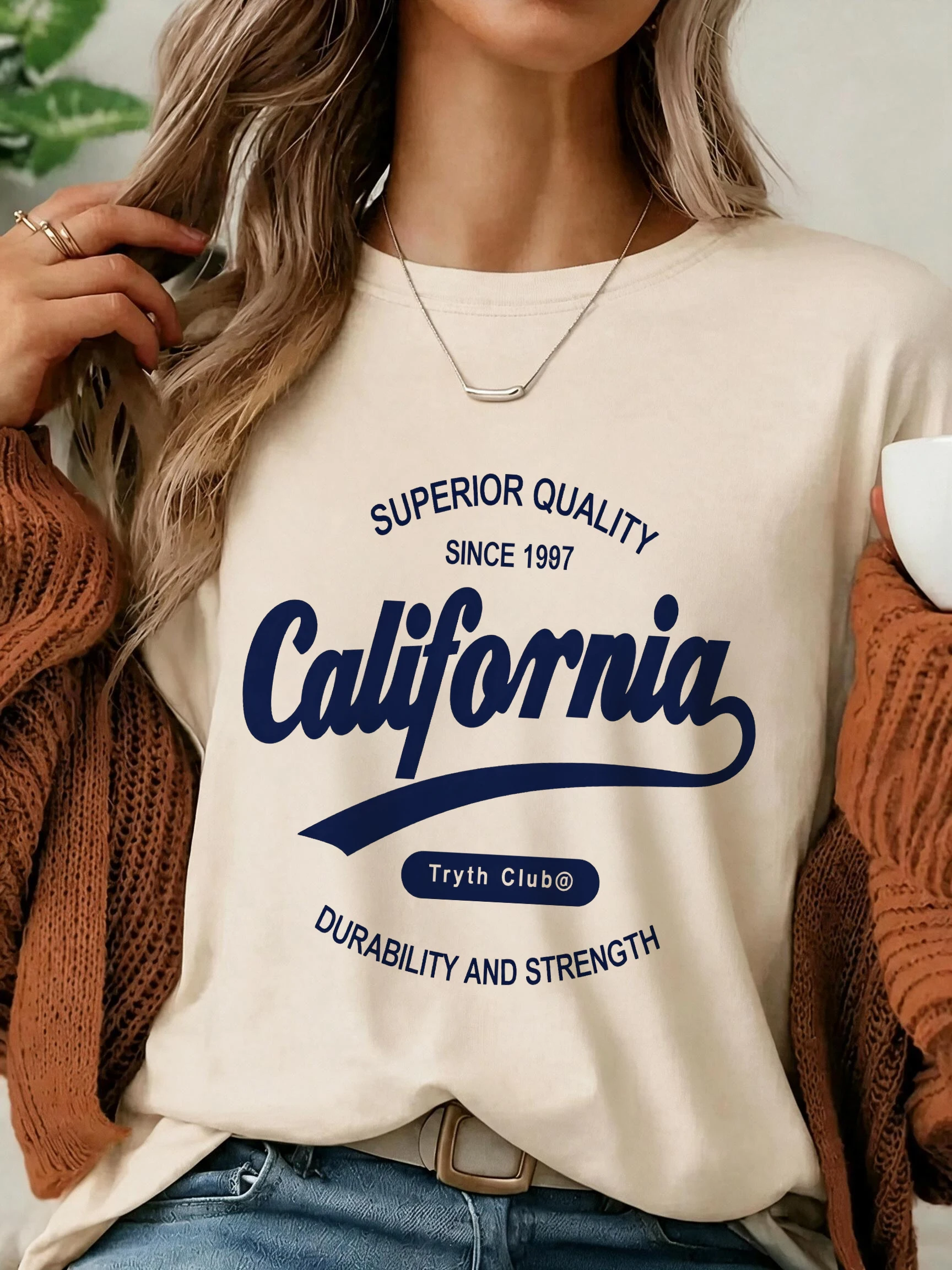 Harajuku Trend Tshirt New Fashion Circle Print American Vintage Style T Shirt Women's Crew Neck Short-Sleeve T-Shirt Female 90s