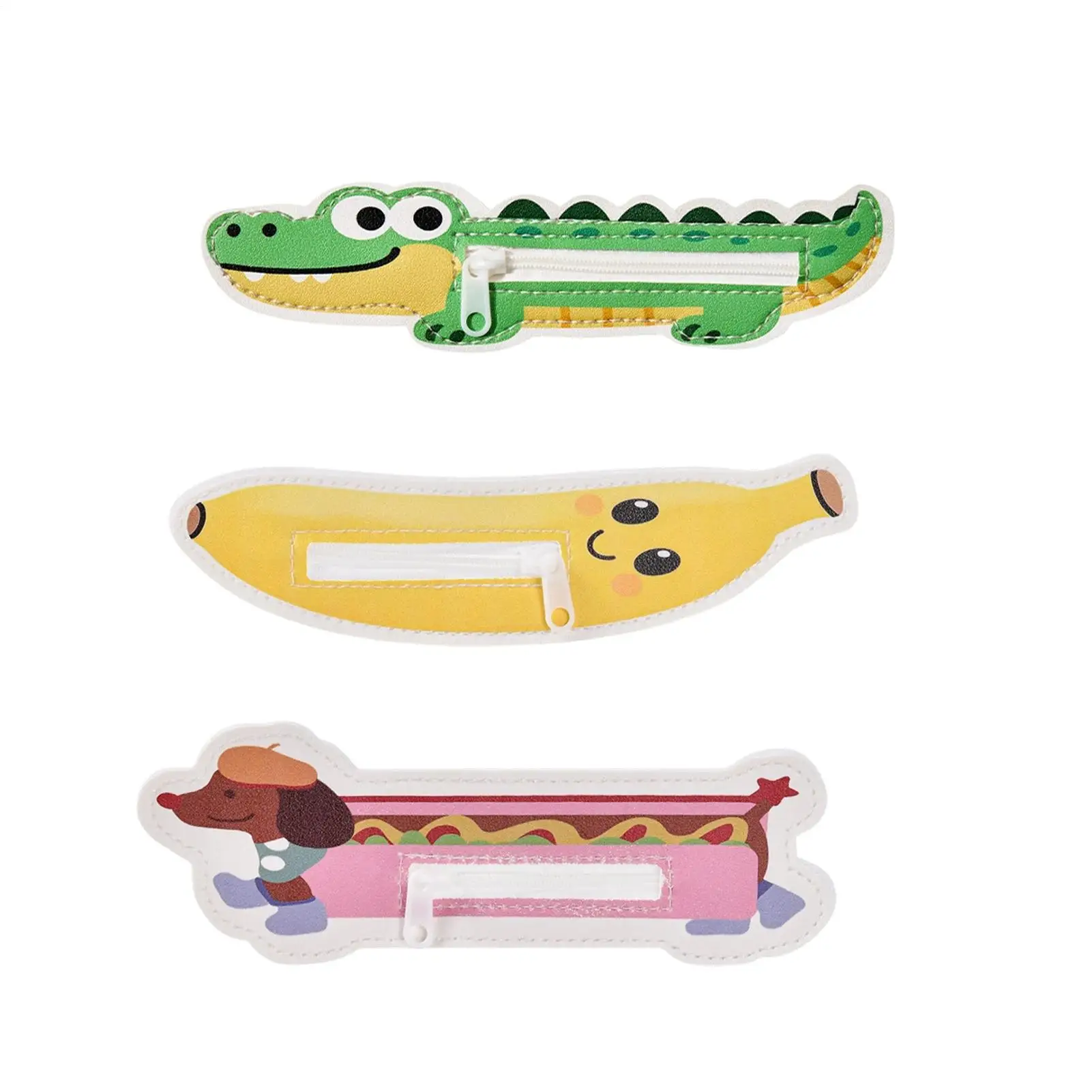 Cartoon Crocodile Screen Window Screen Door V elcro Self-adhesive Seamless Dormitory Bedroom Bed Data Cable Mosquito Proof