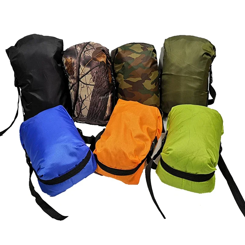 

Outdoor Waterproof Compression Stuff Sack Convenient Lightweight Sleeping Bag Storage Package For Camping Travel Drift Hiking