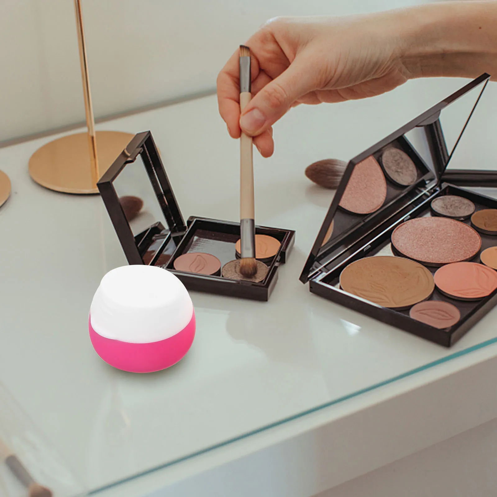 

2Pcs 20Ml Cream Jar Small Container for Face Moisturizer Lip Balm Sample Storage Portable Lotion Container with Seal Lid