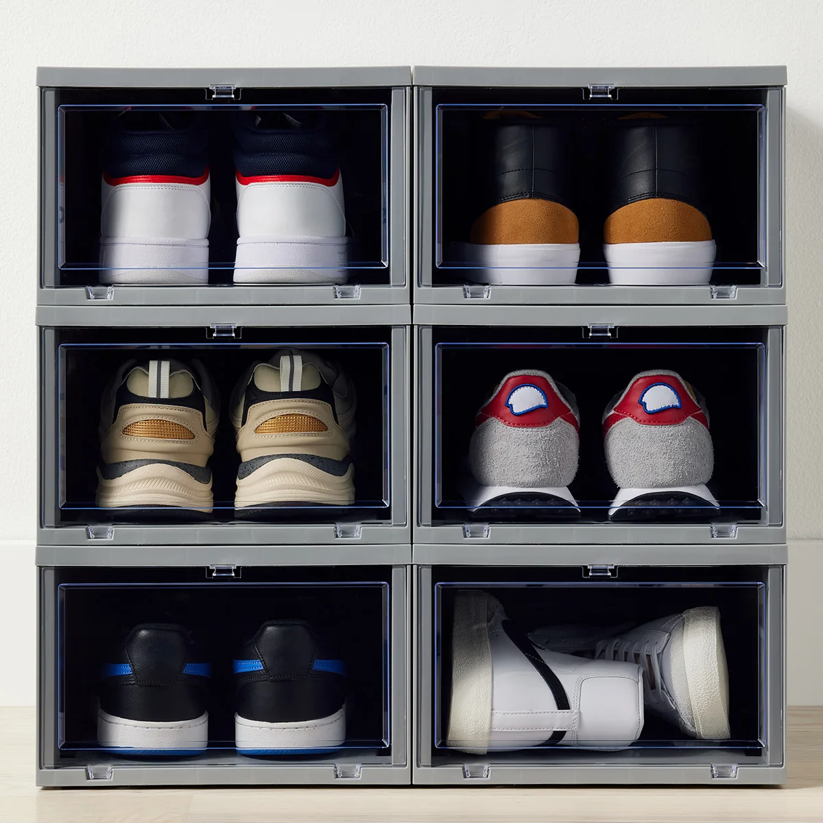 Best Value Case of 6 Large Drop-Front Shoe Box