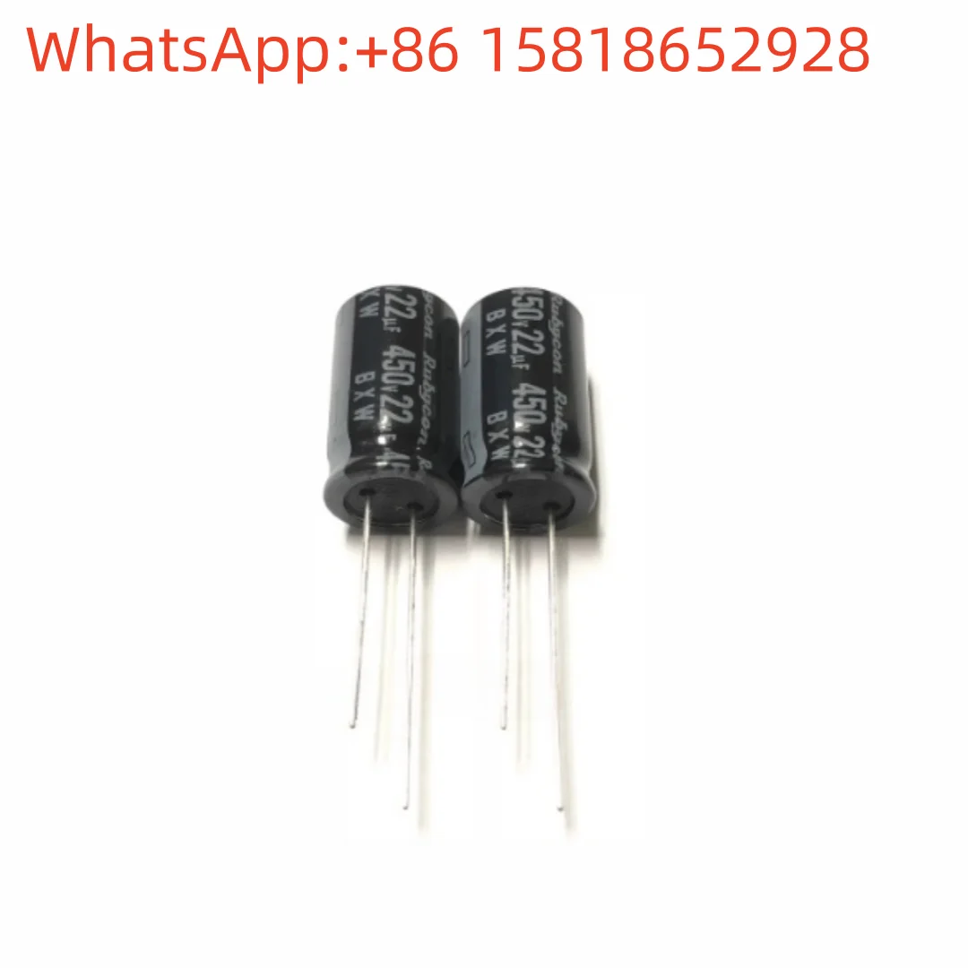 

10pcs 450V 22UF 12.5X20 Ruby BXW High-Frequency Long-Life 22UF 450V Electrolytic Capacitor