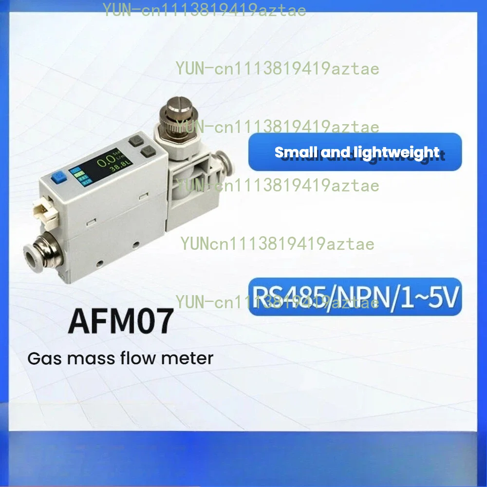 Mini Digital Gas Flow Meter Series Air Mass Sensor with 1-5V Output Signal Air Nitrogen Oxygen Carbon Dioxide Argon Gas