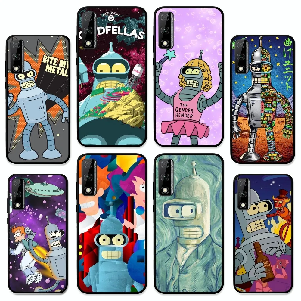 Anime F-FuturamaS Phone Case For Huawei Y9 6 7 5 Prime Enjoy 7s 7 8 plus 7a 9e 9plus 8E Lite Psmart Shell