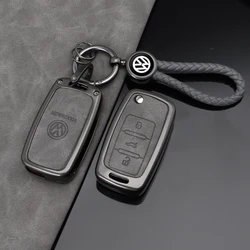 New Car Key Case Car Key Full Cover Protection Shell for VW Volkswagen Polo Tiguan Passat B5 B6 B7 Golf 4 5 6 MK6 Jetta Lavida