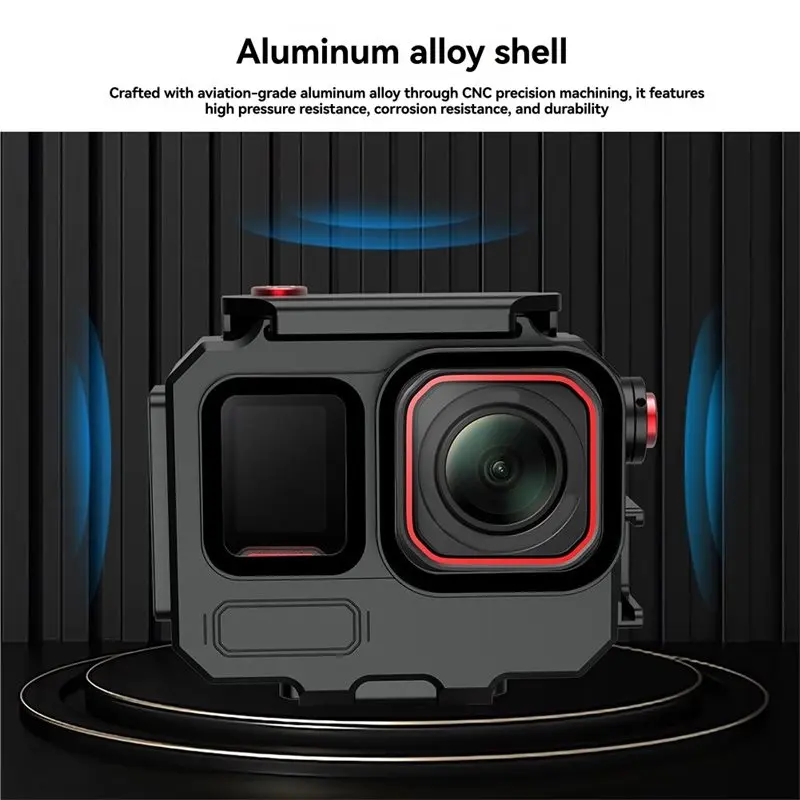 【RECOMENDAR】Protective Frame 80M Waterproof Case For Ace Pro For Ace Pro2 Underwater Diving Housing For Action Cameras