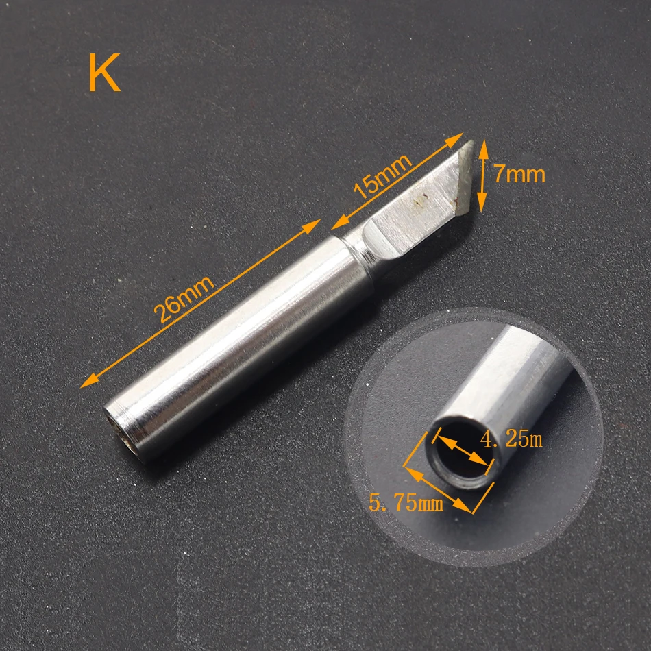 10pcs/lot Tip for Soldering Iron K/B/I/1.2D/1.6D/2.4D/3.2D/2C/3C/4C Welding Tips 900M-T Soldering Iron Tip For Rework Station