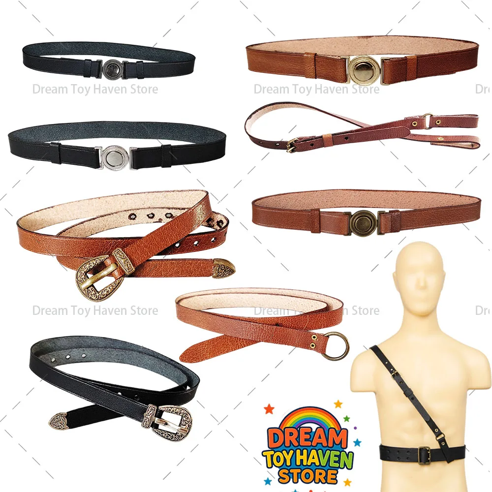 

BROWN ART 6mm 7mm 8mm 1/6 Scale Soldier Leather Belt Combat Doll Accessory Fit 12Inch Action Figure Dolls Body