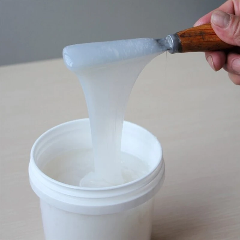 Translucent White Liquid Silicone Rubber For Mold Making, DIY Handmade Mold Making Raw Materials
