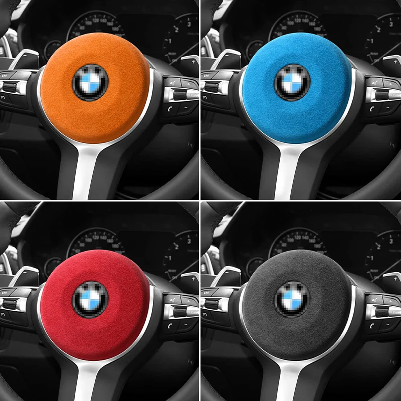 

Made of Alcantara For BMW 1er 2er 3er 5er X1 X2 X3 X4 X5 X6 Steering Wheel Panel Cover Boot Decoration Car Interior Accessories