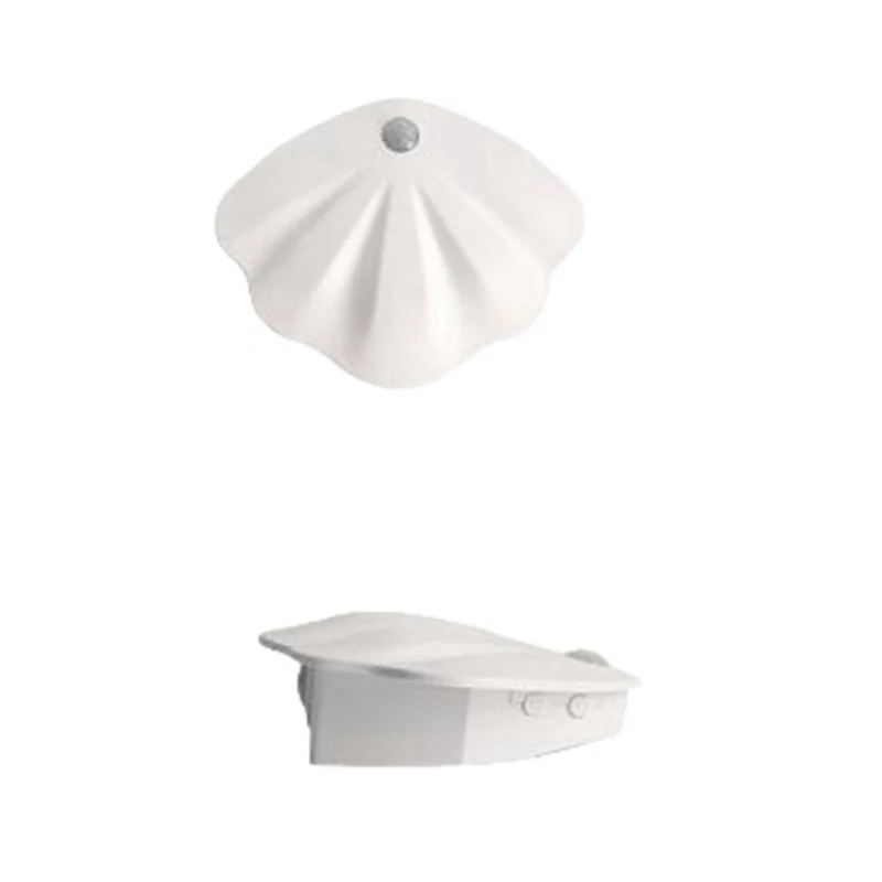 

Night Light Motion Sensor Shell Shaped Spotlight Rechargeable Bedroom Corridor Staircase Mural Decorative Light-Retail