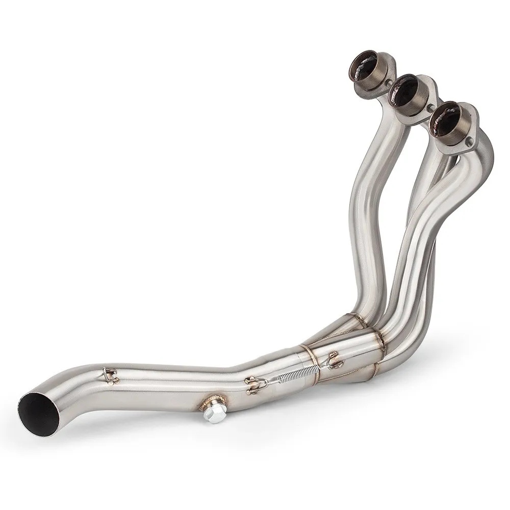 Für Yamaha FZ09 MT-09 2020-2020 Auspuff-Vorderrohr Schalldämpfer-Endstücke Komplettes Auspuffsystem Auspuffrohre – Detail 2