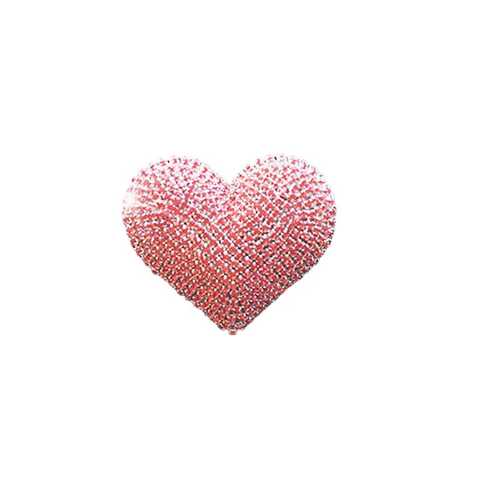 

Heart Shape Rhinestone Car Perfume Aromatherapy Diffuser Freshener Auto Vehicle Ladies Gift Red Decoration