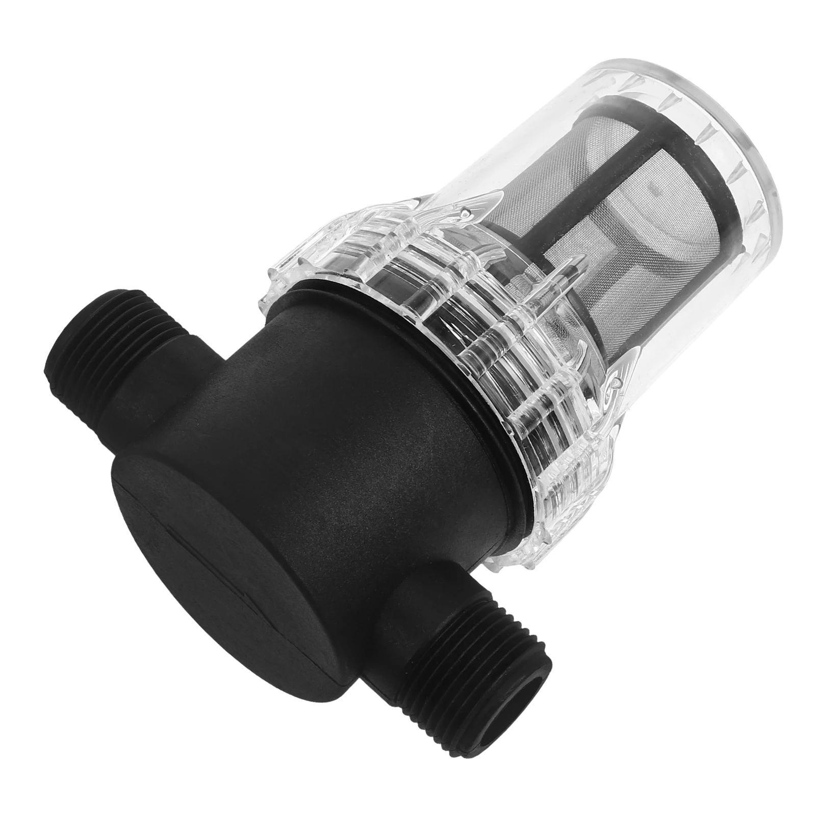 

High Efficiency Pipe Water Filter Inline Strainer For Garden Hose Sediment Removal Durable Plastic Car Washing Washing Machine