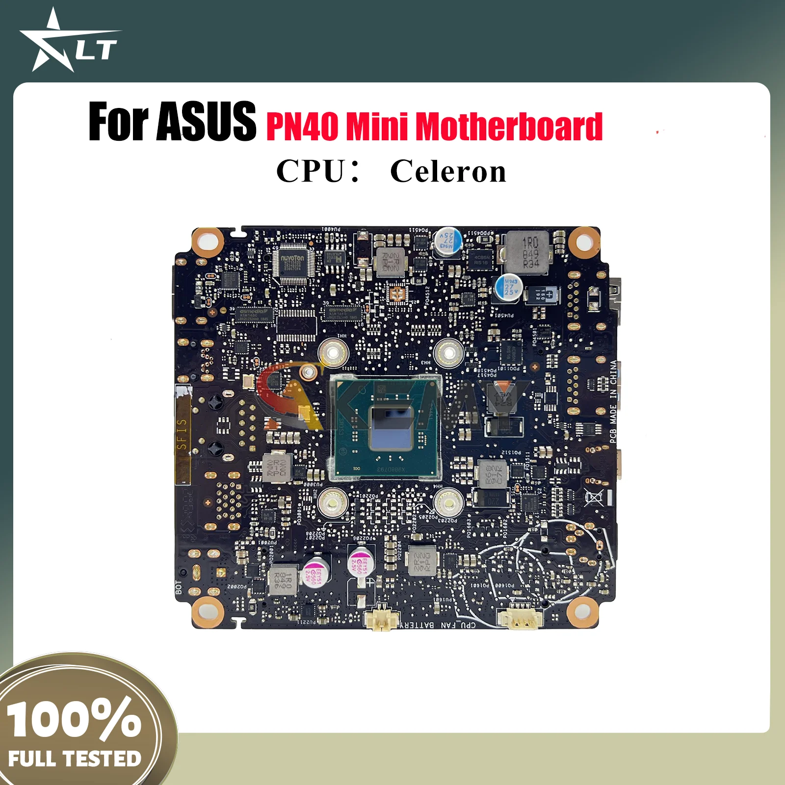 

PN40 Laptop Motherboard For ASUS Mini PC PN40 PN40 Notebook Mainboard With Celeron CPU 100% tests OK fast shipping High quality