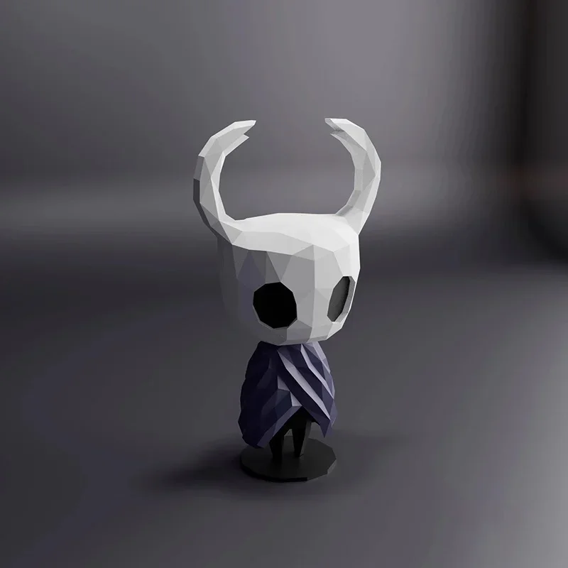 New The Hollow Knight Paper Model Papercraft 3d Diy Handmade Toy Low Poly Sculpture Game Figures Home Decor Desktop Decoration