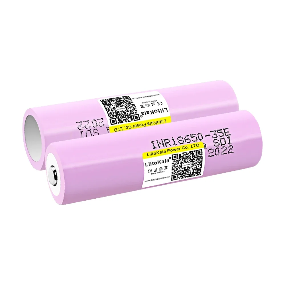 10PCS LiitoKala INR18650 35E original power 18650 lithium battery 3500mAh 3.7v 25A high power INR18650 for electrical tools