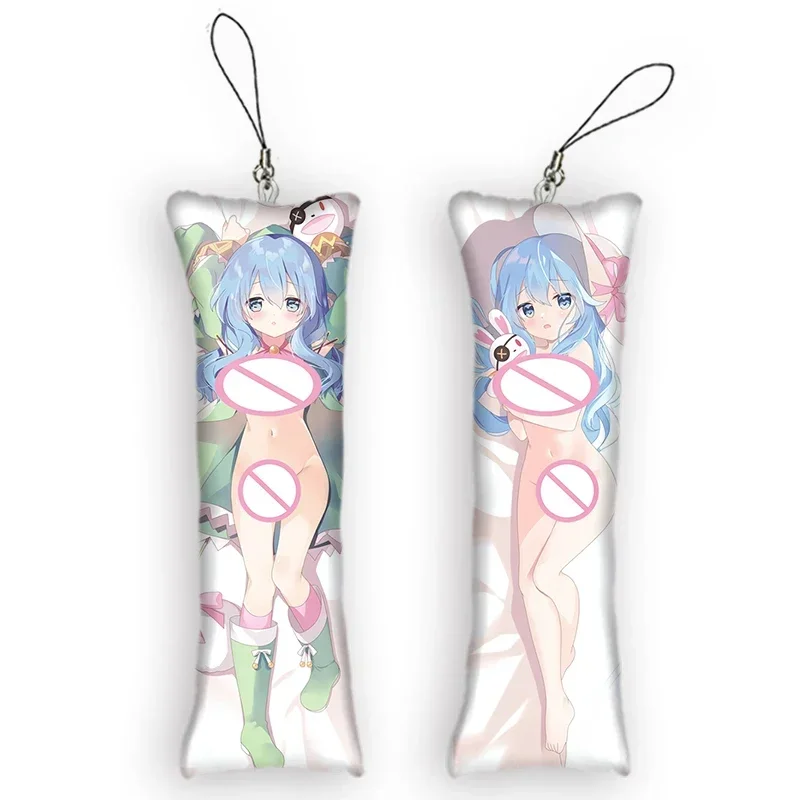 

Dakimakura Mini Anime Date A Live Himekawa Yoshino Double-Sided Small Pillow Pendant Bag Ornament Cute Cartoon Keychain