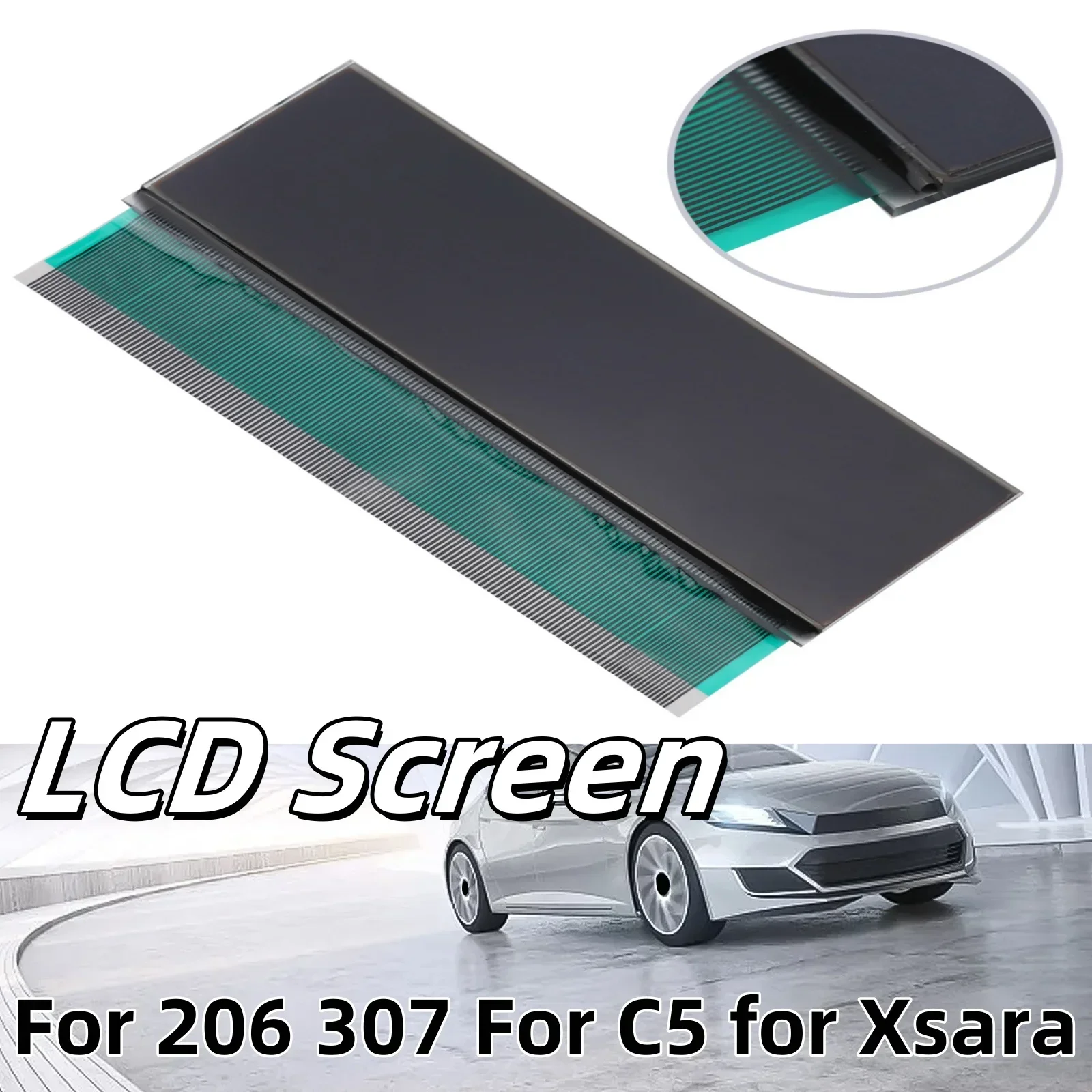 

Car Navigation Radio LCD Screen Display For 206 307 For C5 For Xsara For Peugeo LCD Screen Glass Car Accessories