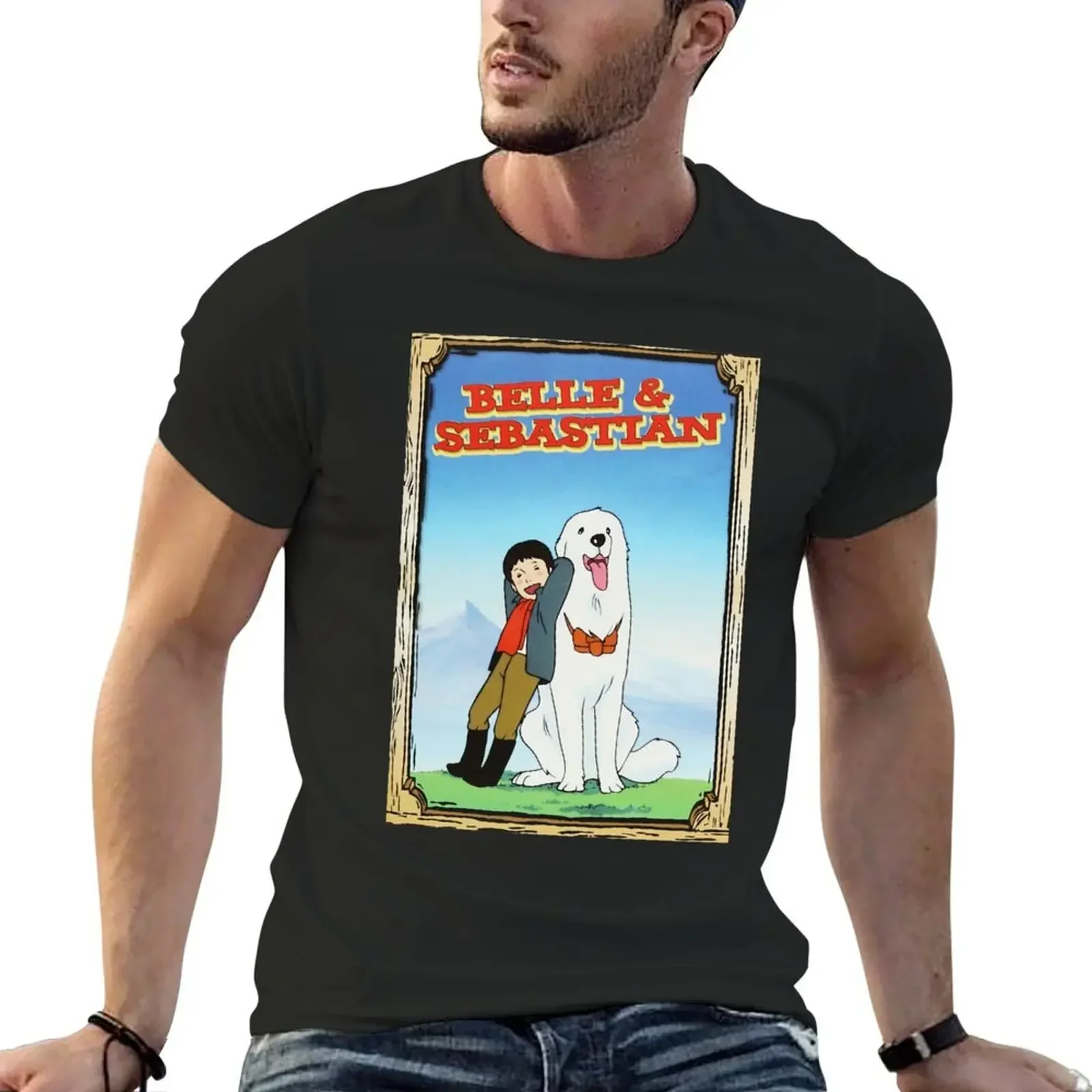 

Belle and Sebastian - vintage french 80s cartoon Classic T-Shirt graphic shirts essential t shirt mens graphic t-shirts pack