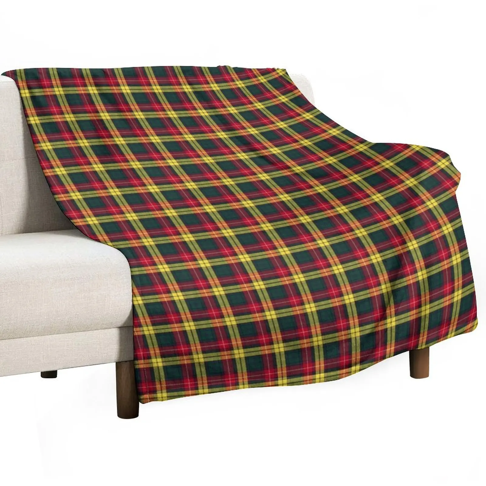 

Clan Buchanan Tartan Throw Blanket Tourist Flannel Fabric Large Sofa Quilt Blankets