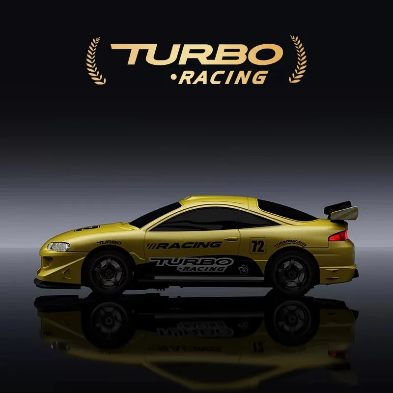 Turbo C72 1/76 RC Car Full-scale Professional Racing Car Model with Adjustable Speed Electric Simulation Toy Car