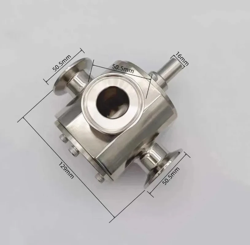 Pneumatic Three-Way Rotary Valve Filling Machine - High Cleanliness Quick Paste Filling Equipment