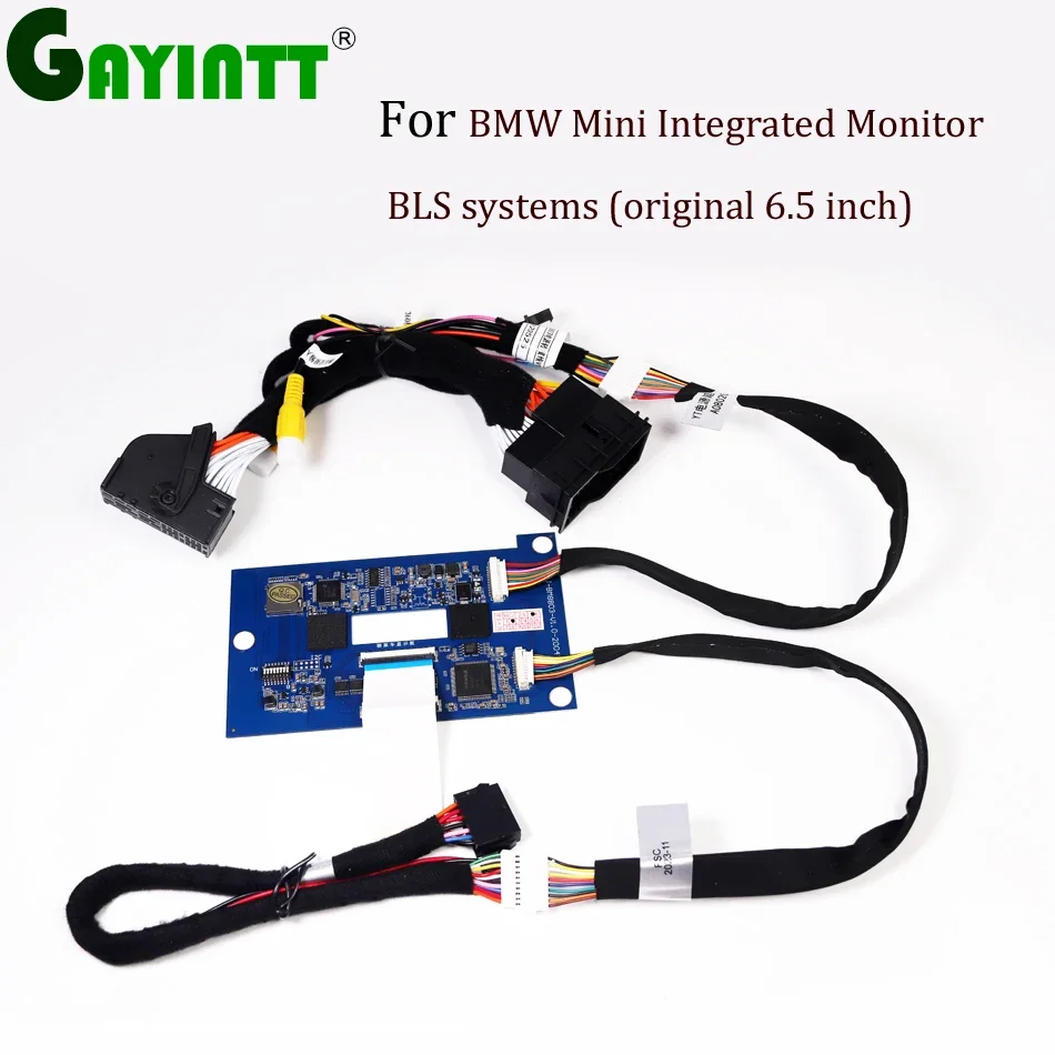 GAYINTT Decoder For BMW Mini Integrated Monitor 2019 BLS systems (original 6.5 inch) Car Rear View Backup Camera