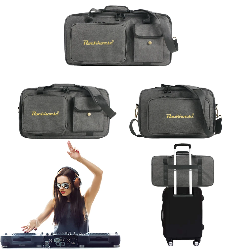 Guitar Multi Effects Pedal Bag Shock Absorption Guitar Pedalboard Storage Bag Adjustable Strap Pedalboard Accessory