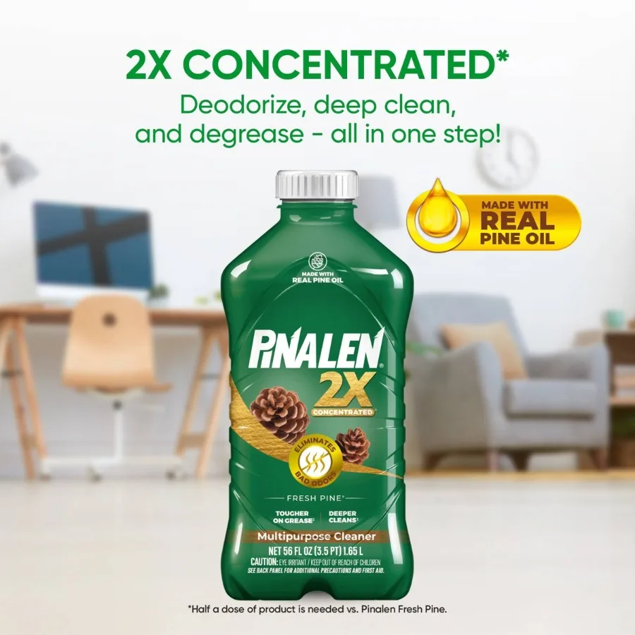 56 fl oz Fresh Pine Scent Multi‑Purpose Cleaner, Multi‑Surface Household Cleaner for Kitchen & Bathroom Daily Cleaning