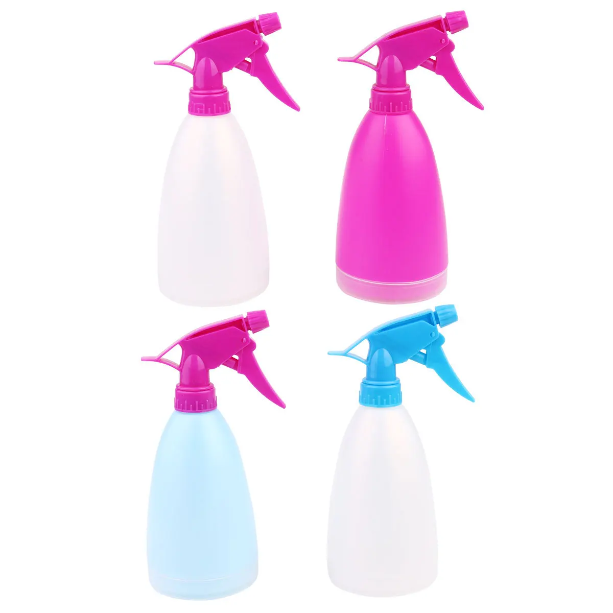4Pcs Spray Bottle Leakproof High Pressure Reusable Plastic Bottles for Barber Hairdressing Garden Kitchen Atomiser Mist Sprayer