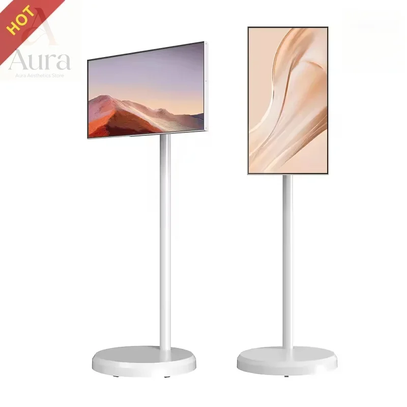 21,5 pulgadas Android LG Smart TV 2026 modelo pantalla táctil incorporada alimentada por batería Ideal para juegos de gimnasio configuración de sala en vivo