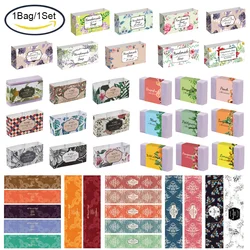 30 ~ 90 Pcs Zeep Wrap Bloem Zeep Inpakpapier Zeep Verpakking Voor Zelfgemaakte Zeep Bar, zeep Gift Box Verpakking Groothandel