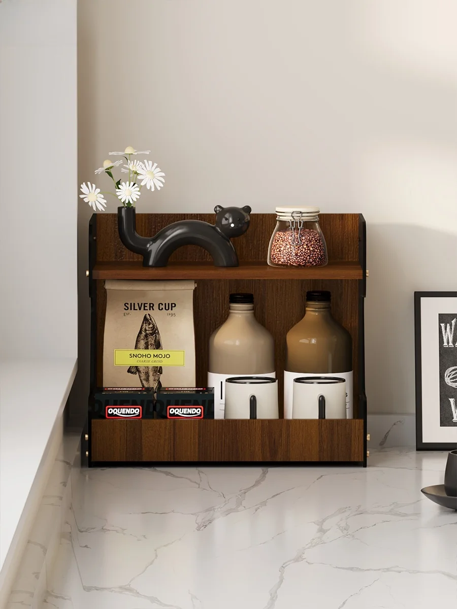 

Cup Storage Ra Tabletop Coffee er Water Cup Organizer Home Use Bar Counter Storage Cabinet Simple Sle Densi Board