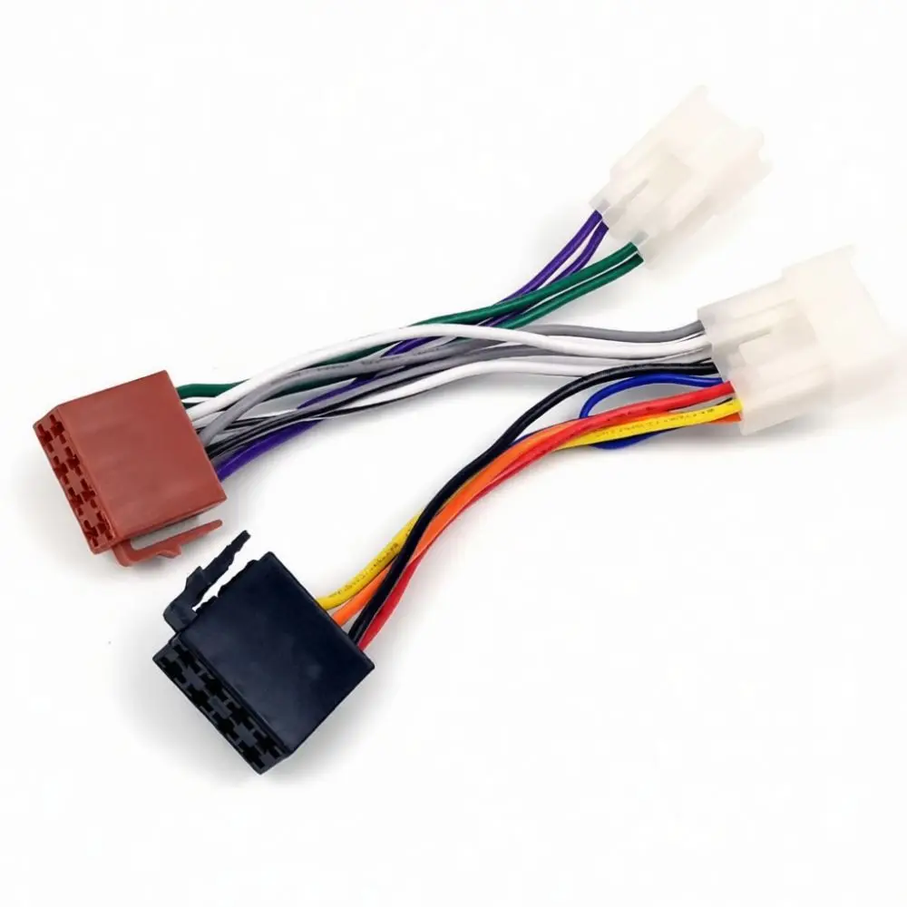 Iso Wiring Harness Adapter For Toyota Camry Corolla Rav4 Vios Byd F3 Car Radio Stereo Plug Audio Modification Cable
