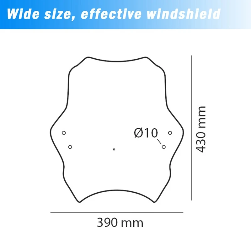 Motorfiets Voorruit Covers Scherm Rook Lens Motoren Deflector Voor Kawasaki Suzuki Yamaha Honda