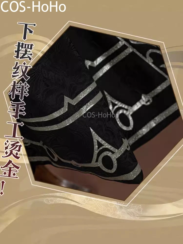 COS-HoHo الهوية الخامس تشى Shiyi العتيقة النمط الغربي QiZhen موضة لعبة البدلة أنيقة تأثيري حلي حفلة الهالوين الزي #4