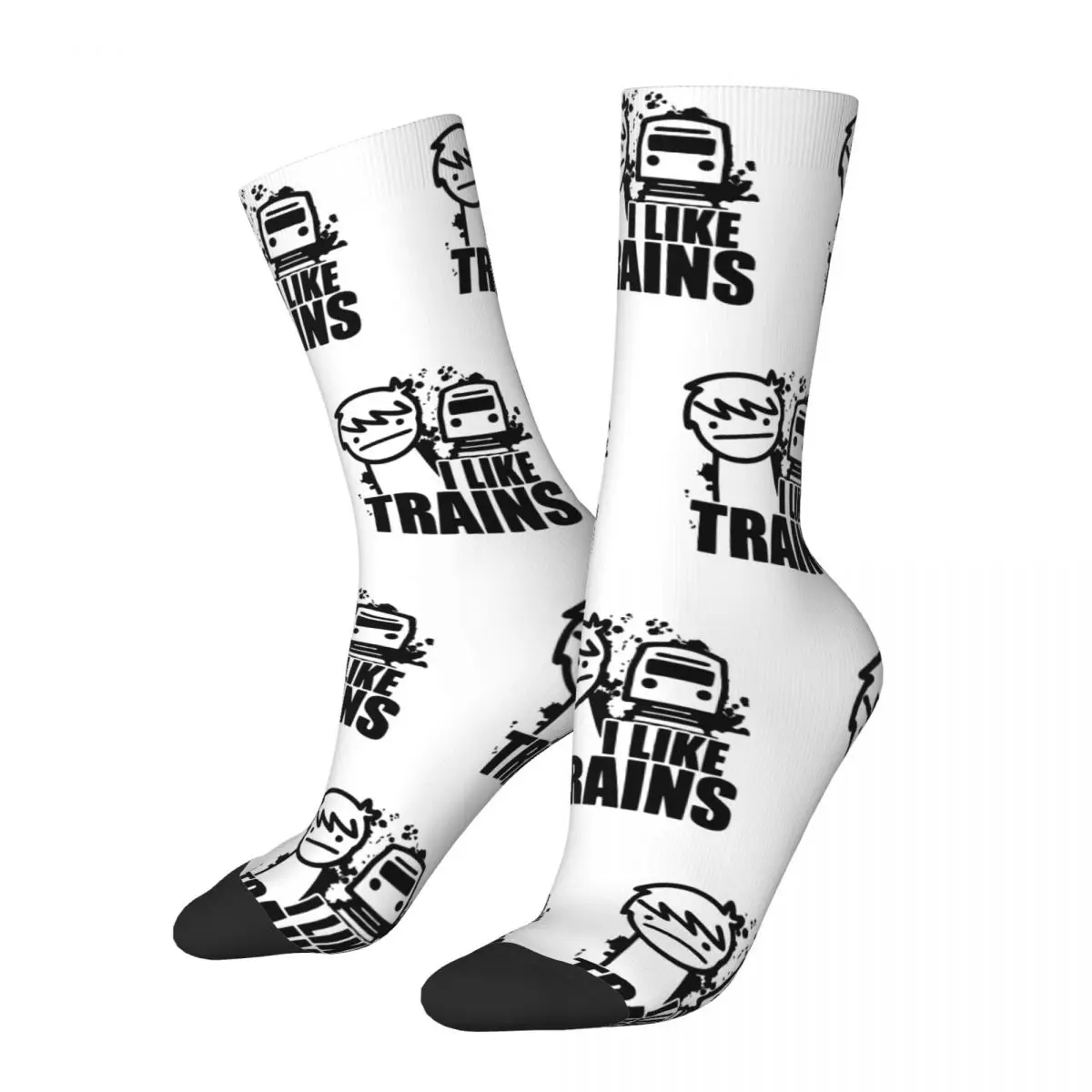 

ASDF I LIKE TRAINS Socks All Season Long Socks Accessories for Man's Woman's Gifts