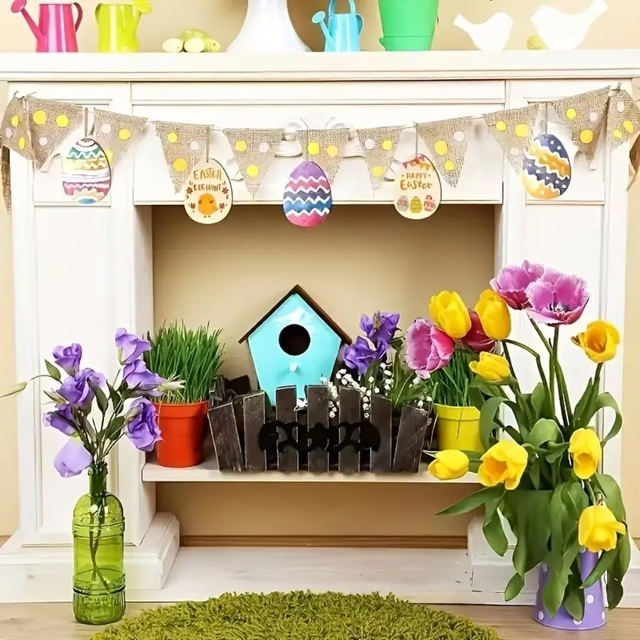 1/5/10/20/50/100pcs Wooden Easter egg decorations, props for party photo booths, unfinished wooden decor for DIY projects—ideal