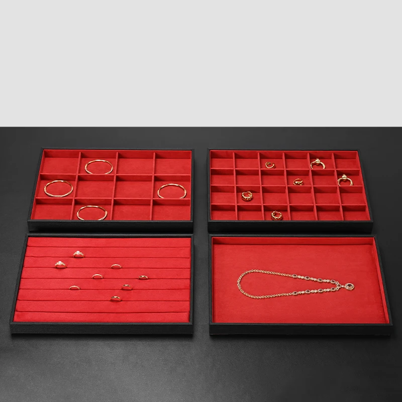 صينية تنظيم المجوهرات الفاخرة من Oirlv، تخزين متعددة الوظائف للساعات والخواتم والقلائد والأقراط - عرض أنيق للتنظيم #3