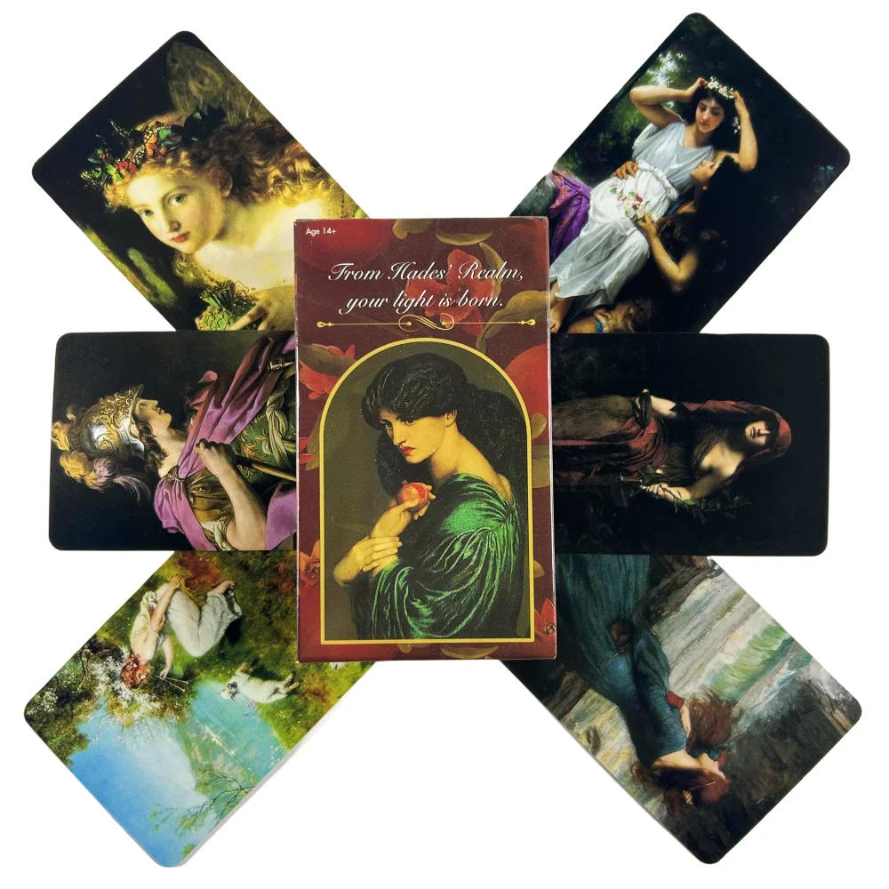 

Tarot of Persephone’s Garden Tarot Cards Board Game Deck Fortune Telling Oracle Cards Divination Family Game Edition For Parties