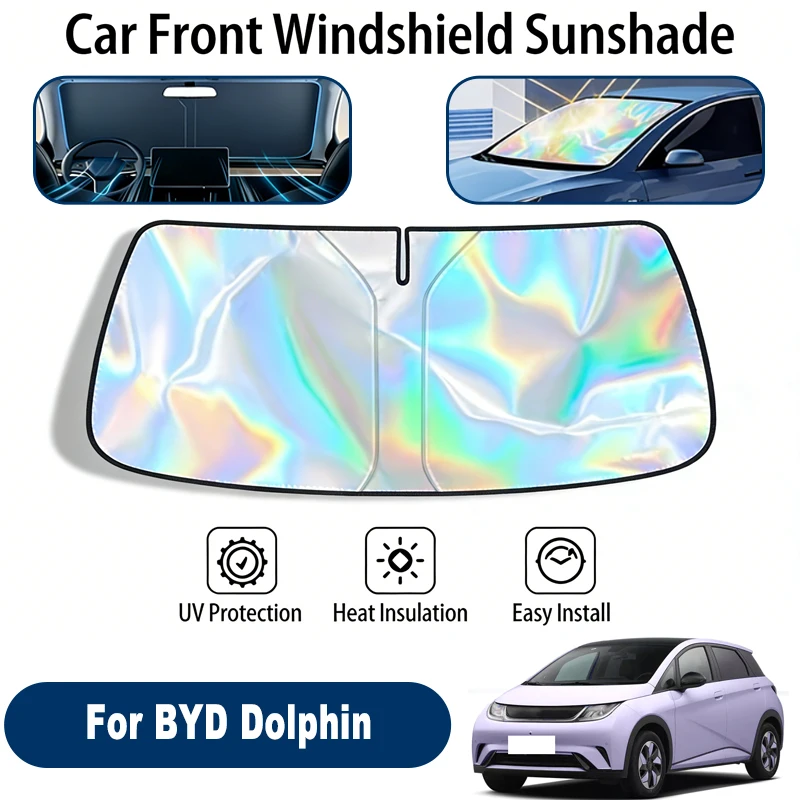 

Солнцезащитный экран для лобового стекла BYD Dolphin, складной, с УФ-защитой, аксессуар для защиты от солнца на переднем окне