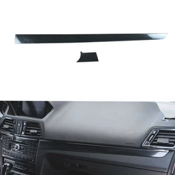 Car Center Console Dashboard Trim Cover Strip Black Fit for Mercedes Benz E Class Coupe W207 C207 2009-2013 Left Hand Drive