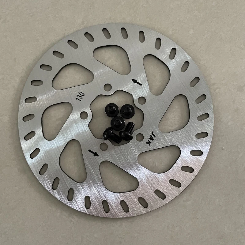 130mm 5 Hole Brake Disc For Xiaomi Mi 3 / 4/ 4 Pro Electric Scooter Accessories Stainless Steel Rotor Pad Contains 5 Screws Part